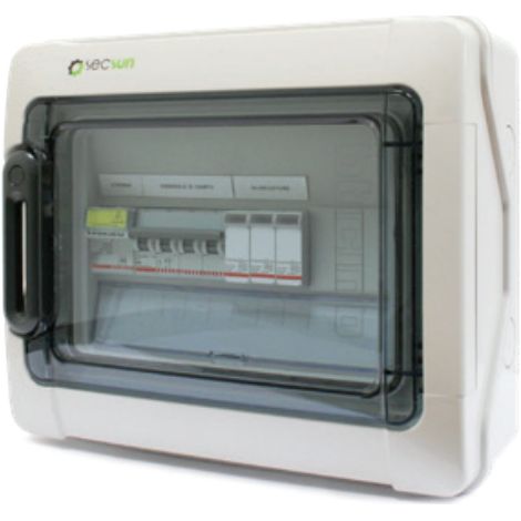 Quadro di campo fotovoltaico 1 stringa 1000vdc 340 x 282 x 141 mm contact italia - qcm1101