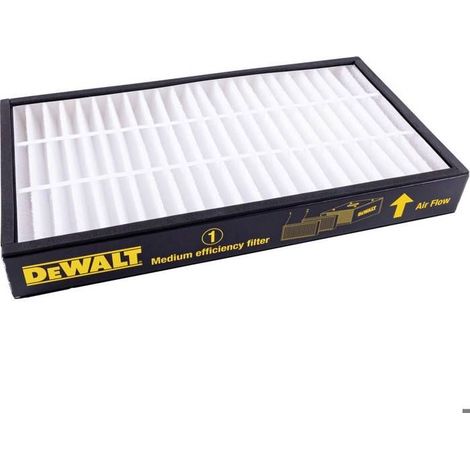 Filtro purificador de aire DeWalt dxvc3902 captura partículas grandes reemplazo fácil