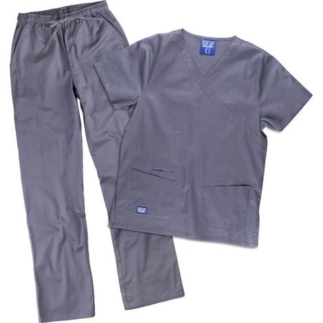 Conjunto sanitario en algodón elástico WORKTEAM Servicios B9150 XL Gris Oscuro