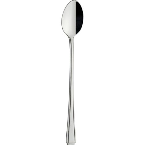Couverts Lot de 12 cuillères à Soda en Acier Inoxydable 18/0 2.5 mm Fini Miroir Silver 2,5mm (1/4)