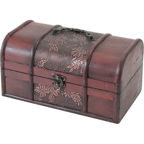 HMF 6411-125 Schatztruhe, Schatzkiste, Holzkiste Japan, 25 x 15 x 13 cm (1/5)