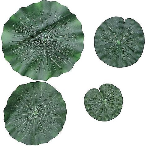 8 feuilles de lotus artificielles