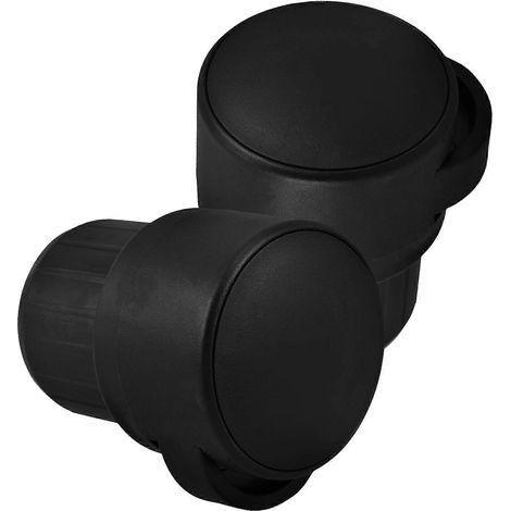 Roulettes pour appareils de musculation, durabilité accrue, rouleaux mobiles, pour machines de fitness, noir, lot de 2 (1/5)