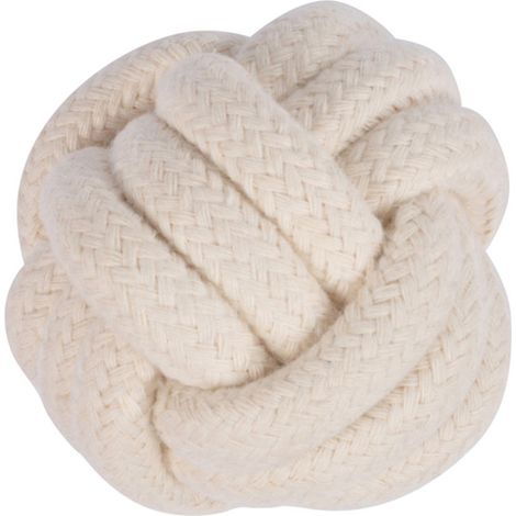 Balle pour Chien "Slow Life" 6cm Écru (1/2)