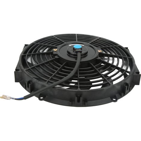 Ensemble ventilateur de refroidissement de radiateur de condenseur électrique 12 V, fonctionnement silencieux, universel 12 pouces pour voitures (1/5)