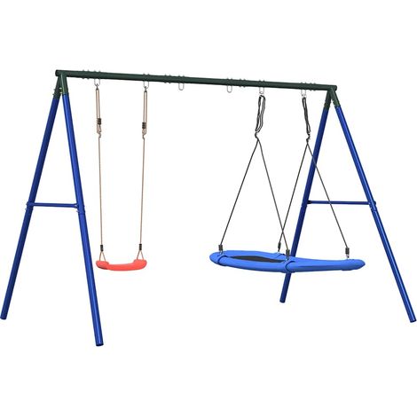 Maison Exclusive - Schaukel-Set mit Schaukelsitz und Nestschaukel