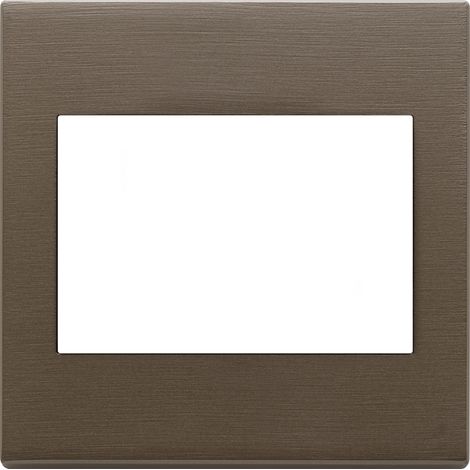 VIMAR - 22648.12 Placca 3M BS bronzo scuro spazzolato