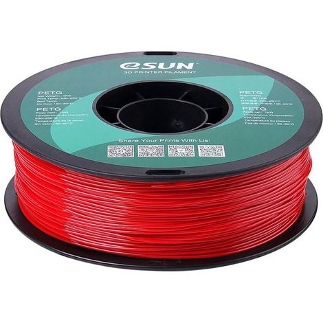 eSUN PETG Filament 1.75mm 1000g Fire Engine Red