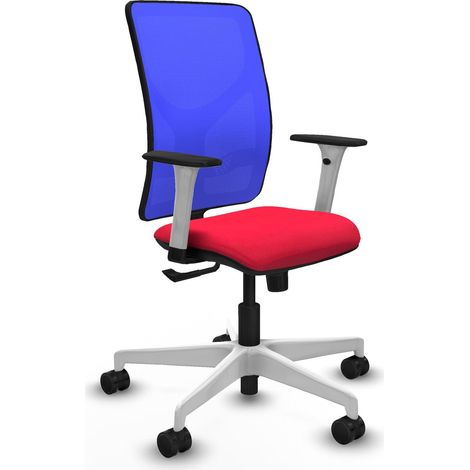 Chaise de bureau piqueras y crespo Motilla blanc support lombaire ajustable (1/2)