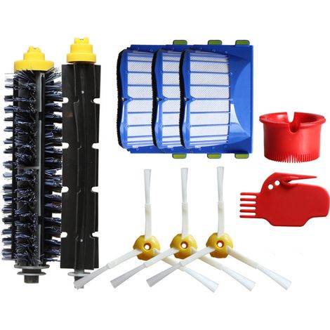 Compatible avec les accessoires des balayeuses des séries 610/620/630/6 : brosse rotative, brosse principale, brosse latérale, élément filtrant, grille de filtration, peigne de nettoyage (1/5)