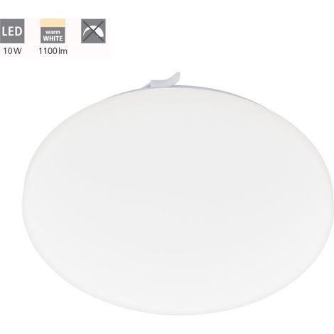 Plafoniera Moderna Frania Acciaio Bianco Led Integrato 10W (1/4)