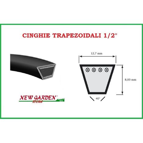 Cinghia trasmissione trattorino HUSQVARNA LR100 532124525 12,7 x 2254 8-923