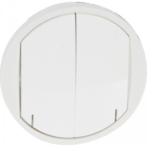 Legrand 068172 Legrand Céliane switch cover plate with neutral Radio 2 circuits - White