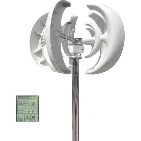Générateur d'éolienne, fonctionnement silencieux, compatible avec les systèmes hors réseau, 24V avec MPPT