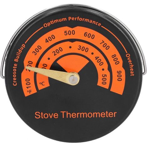 Ofenthermometer, magnetisches Ofenthermometer für Holzöfen, Ofentemperaturanzeige, Kaminzubehör