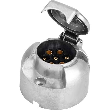 Anhängeradapterstecker, 7-poliger Anhängeradapter für 12-V-Wohnwagenkupplung.