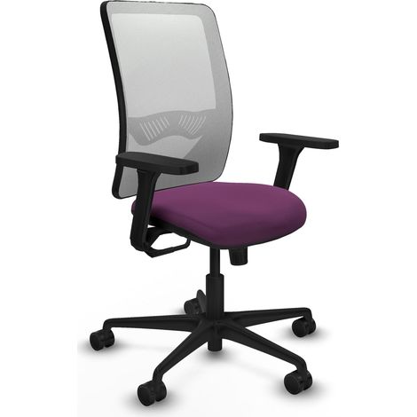 Silla de oficina piqueras y crespo Zulema crema brazos ajustables (1/2)