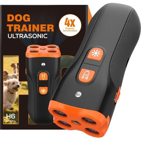Dispositif anti-aboiement, répulsif ultrasonique pour chiens — Outil d'éducation et de contrôle rechargeable (C)