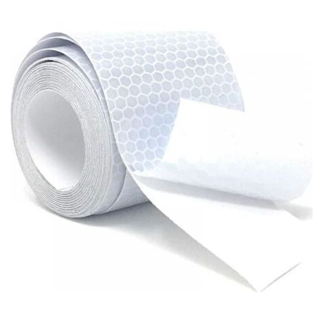 1pc Ruban réfléchissant de haute qualité de 3 mètres à coller et à découper - Ruban réfléchissant résistant aux intempéries - Ruban d'avertissement, Sécurité pour le marquage - Ruban réfléchissant (1/4)