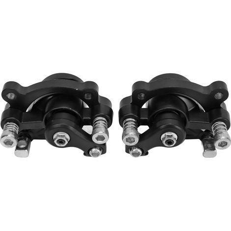 Paar Scheibenbremssättel aus Aluminiumlegierung, vorne und hinten, für MBX10 MBX11 Mini-Motocross-Bikes, schwarz.
