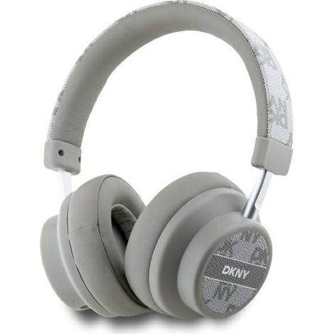 DKNY Bluetooth-Over-Ear-Kopfhörer mit beigefarbenem Karomuster (1/3)