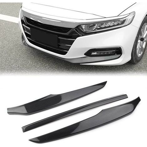 3 front bumper trim strips compatible with Honda Accord 2018-2020