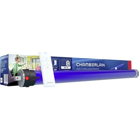 Chamberlain RPD10ER-10 Kit motore tubolare senza fili 40 mm 20 kg 165 W 10 Nm