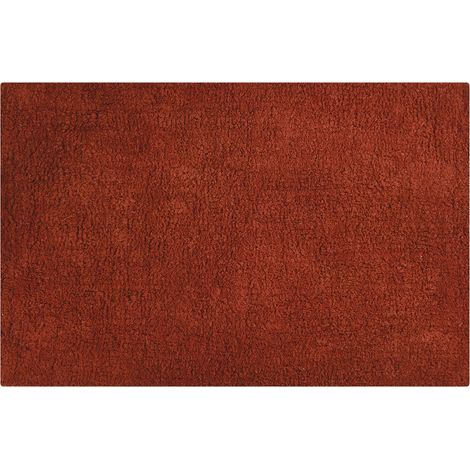 Alfombra de baño de algodón DALIJA 45x70cm Terracota MSV (1/5)