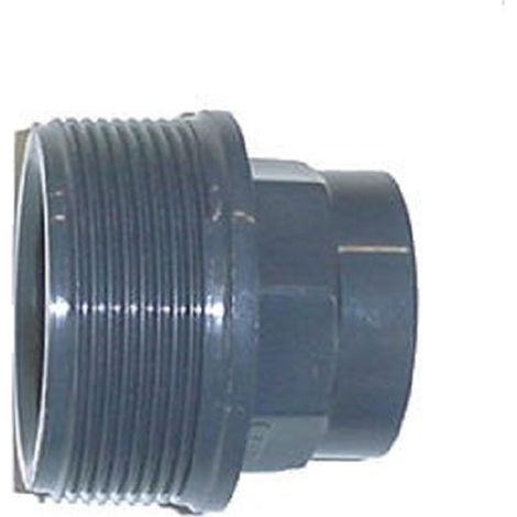 Réduction PVC pression- Mâle à visser / Femelle à visser - Filetage 50/60 - Taraudage 26/34