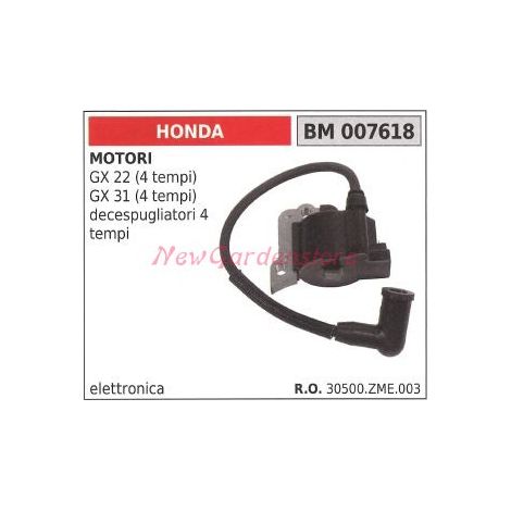 bobina accensione HONDA per motori GX 22 (4 tempi) gx 31 (4 tempi) e decespugliatori 4 tempi 007618