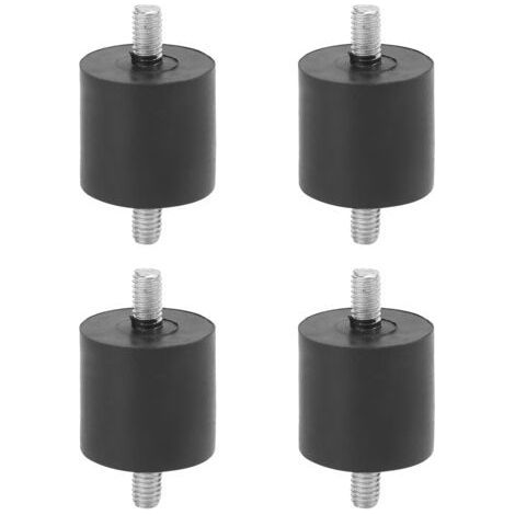 Silent Bloc M6, 4pcs Plot Anti Vibration Silenbloc Caoutchouc, Double Extrémités Vis Absorbeur Anti Vibration pour Bateau Voiture Amortisseur Silencieux (1/5)