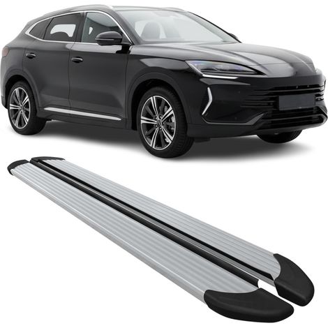 OMAC Marchepieds Latéraux pédale Compatible avec BYD Seal U SUV 2024-2025 Aluminium Argent 2Pcs (1/5)
