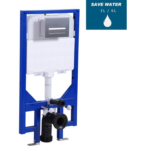 AICA Bathroom 1.14m Height Wall Hung Toilet Concealed Cistern Frame-101