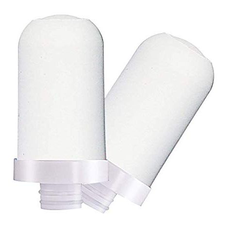 Cartouche de Filtre à Eau de Remplacement pour Système de Filtration Robinet, 8 Filtration de Couches avec Matériau Ultra Absorbant (Blanc, Paquet de 2) (1/5)