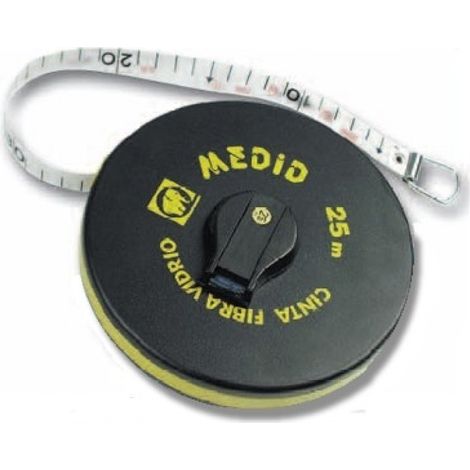 Cinta metrica 30mt-15,0mm f/v estuche abs medid