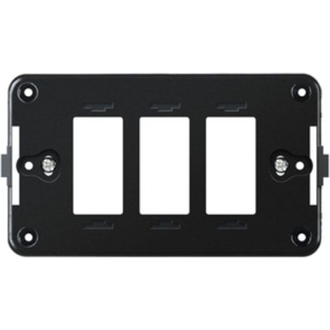 TONDO ECL 99 TP SUPPORTO 3 MODULI UNIVERSALE- ELETTROCANALI- 30,0 pz