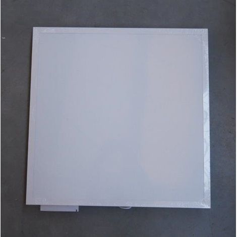 Plafonnier dalle LED 595x595x35mm cadre alu blanc 36W 4000K 3600lm alim 230V avec filin IP40 Ik02 Panel LED Value 600 Ledvance (1/6)