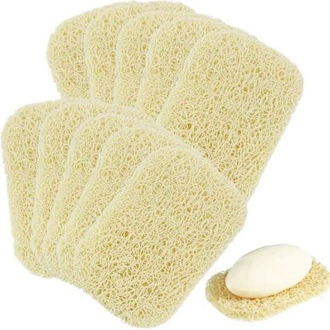 Support pour Savon en PVC,Porte Savon Antidérapant,Support de Savon Accessoire,Cuttable soap box,pour Cuisine Salle de Bain,10pcs (1/4)