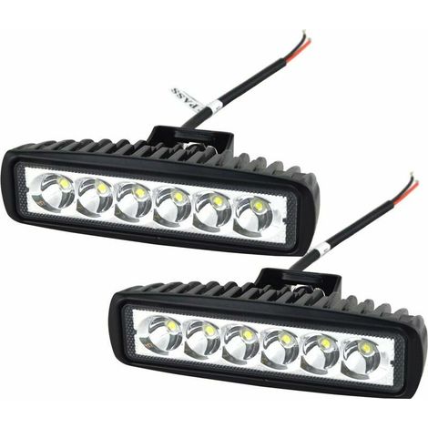 LED-Arbeitsleuchte 12V 18W 15cm, wasserdicht IP67, für 4x4, Motorrad, Auto, LKW, Traktor, SUV, Boot (1/4)