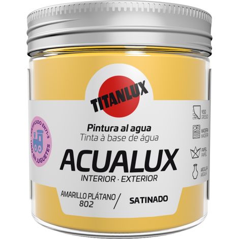 Pintura Manualidades Al Agua 75 Ml Ama/Pno Satinado Acualux Titan