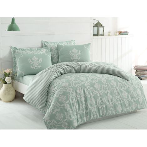 Funda nórdica, funda nórdica, ropa de cama Set Sea Verde