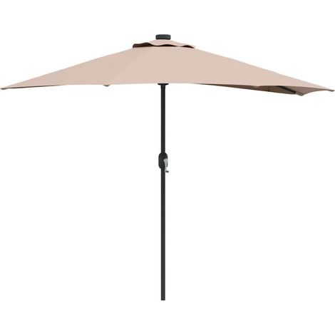 Parasol de jardin,Parasol d'extérieur Taupe 294 x 150 x 224 cm tissu CFW55124 (1/5)