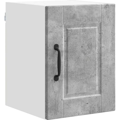 Maison Exclusive - Armadietto a muro PORTO Grigio cemento 30 x 31 x 40 cm