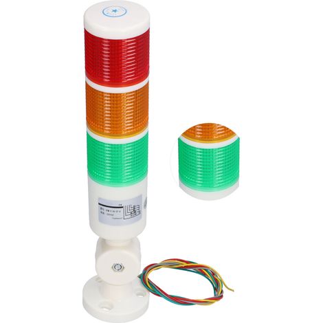 BERM Signalturm, permanent helle LED-Alarmleuchte, 3 Farben, faltbares Warngerät, AC220V (1/5)