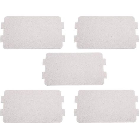 Placa de mica Toivize para horno microondas, resistente a altas temperaturas, para electrodomésticos, color plata, 11,7 x 6,4 cm (4,6 x 2,5 pulgadas). (1/5)