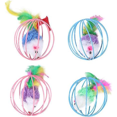 Lot de 4 jouets pour chat (1/3)