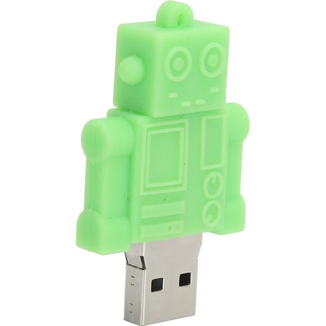 Esta memoria USB está diseñada para almacenar música y fotos. Tiene un diseño adorable, utiliza un chip de alta calidad para una transferencia de datos fluida y es compatible con Windows, macOS, Linux