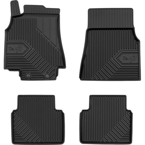 Tapis de Sol de Voiture pour Mercedes-Benz Classe B W245 2005-2011 TPE Noir 4Pcs