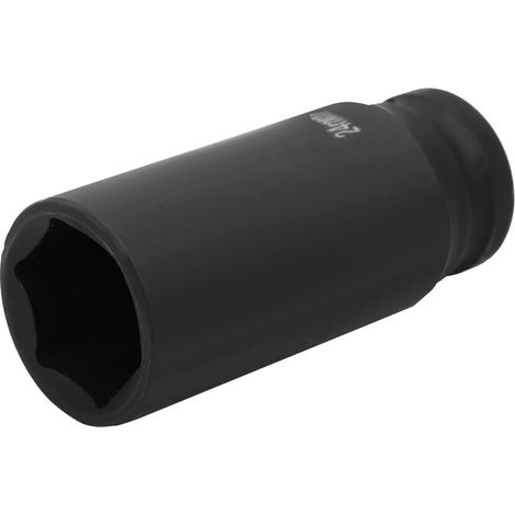 1/2-Zoll-Antrieb 21/22/24 mm metrische tiefe Schlagnuss 6-Punkt pneumatische Stecknuss 24 mm (1/5)
