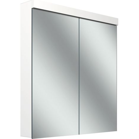 Armario con espejo Schneider LOW plus LED, 2 puertas 35/35cm, (1/5)